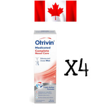 OTRIVIN 4 bottlesX20ml =80 ml Total Complete Nasal Care Canada New picture