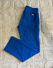 FIGS Women’s Medical Scrub Pants Blue Solid Pattern picture