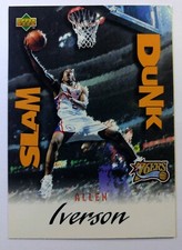 1996-97 Upper Deck Nestle Slam Dunk Allen Iverson #SD30, Insert, 76er's picture
