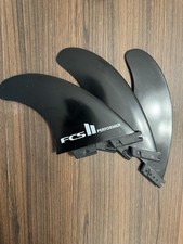 BRAND NEW FCS 2 II Performer Surfboard Fins Thruster Fin Set of 3 Fins - Black picture