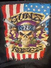 Vintage 1991 Guns N Roses Use Your Illusion Tour T-Shirt XL Brockum USA Made GNR picture