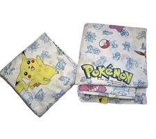 Title: Vintage 1998 Pokemon Twin Sheet Set Gen 1 Pikachu Gengar Springs... picture