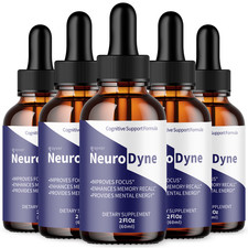 (5 Pack) Neurodyne Drops Advanced Nerve Health Support, Neuro Dyne 150 Servings picture