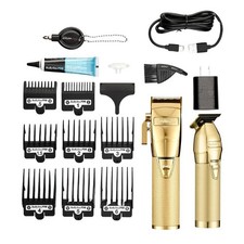 BaBylissPRO GoldFX + All-Metal Lithium Cord/Cordless Clipper FX FX870NG +FX787NG picture