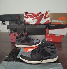 Size 13 - Air Jordan 1 Mid Dark Grey **Free Nike Zoom** picture