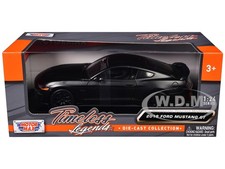 2018 FORD MUSTANG GT 5.0 MATT BLACK 1/24 DIECAST MODEL CAR BY MOTORMAX 79352 picture