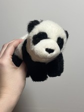 Vintage GUND Panda Plush 3052 Marshall Fields Fund Black White Stuffed Bear picture