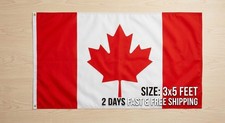 Canada Flag - 3x5 Feet - Fifa World Cup 2026, High Quality, 2 days  picture
