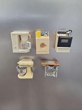 Vintage 1992 Acme Miniature Kitchen & Laundry Appliance Magnets-Lot Of 5 picture