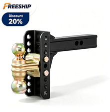 CURT 45900 Adjustable Dual-Ball Hitch Mount 2