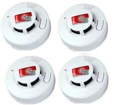4-Pack General Purpose Smoke Detectors batteries included new BL picture
