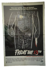 ORIG. MOVIE POSTER~ FRIDAY THE THIRTEENTH~ 1980~ONE SHEET 27X41 picture