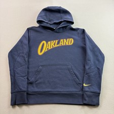 Nike Golden State Warriors Hoodie Sweatshirt Youth Medium Navy Blue Oakland NBA picture