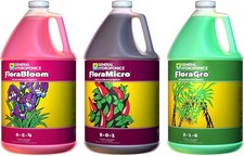 General Hydroponics Flora Series FloraGro FloraBloom FloraMicro 1 GAL Combo picture