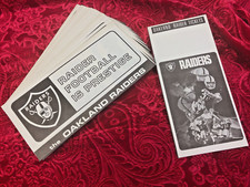 Original 1970's OAKLAND RAIDERS FOOTBALL TICKET ENVELOPES 25 Pieces UNUSED picture