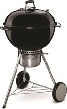 Weber 14501001 Master Touch Charcoal Grill w/ Gourmet BBQ Grate, Black, 22 In picture