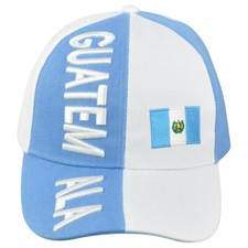 Guatemala Central America Country Two Tone Curved Bill Adjustable Adults Hat Cap picture