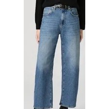Paige Arellia High Waist Ankle Barrel Jeans Womens 29 Blue New Heritage Seam picture