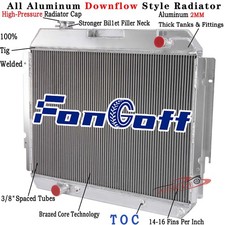 4Row Radiator fit 1977-1988 Ford E-100 E-250 E-350 Econoline Club Wagon 7.5L AT picture