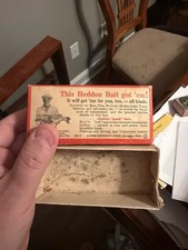 Stunning Heddon- frog spot Dowagiac 5009B Tadpolly  w/original brush box picture