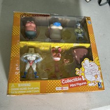 2012 Nickelodeon's Nicktoons Series 1 Ren And Stimpy 6pc Collectible Minifigures picture