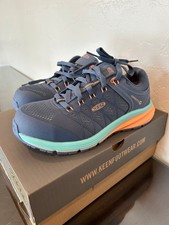 KEEN Utility Vista Energy Composite Toe Women's 7.5 Moonlight Blue/Cantaloupe -  picture