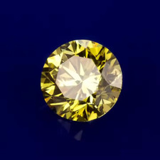 2 CT Natural Yellow Diamond – Premium Round Cut, VVS1 Clarity, D Grade Certified picture