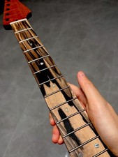 AAAA Stainless Ebony fingerboard 22Fret Satin flame Maple Electric guitar Neck picture