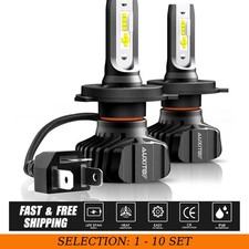 2-20PCS 9003 H4 Headlight LED Bulb Combo Super Bright White Lamp 6500K Canbus B7 picture