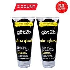 2 Got2b Ultra Glued Invincible Hair Styling 6 oz Styles Like Gel Hold Like Glue picture
