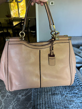 Coach Madison Caroline Satchel 32378 Blush Pink Textured Leather Pinnacle picture