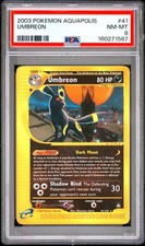 2003 POKEMON AQUAPOLIS #41 UMBREON PSA 8 picture