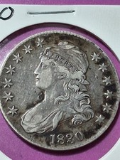 1830 CAPPED BUST HALF DOLLAR. XF CONDITION. picture