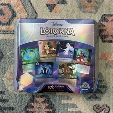 Disney Lorcana D100 Gift Set Rise of the Floodborn - New & Sealed - Promo Cards picture