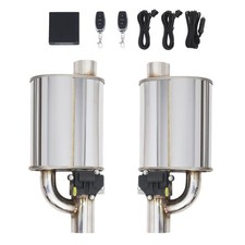 Universal Valved Muffler Kit 2.5 Inch with Exhaust Remote, 2pcs(left&right) picture