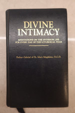 Divine Intimacy Father Gabriel of St Mary Magdalen leather_bound LIKE NEW picture