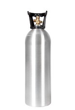 New 20 lb. Aluminum CO2 Tank With Handle and CGA320 Valve Homebrew Beverage Grow picture