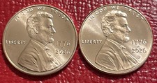 2026 P and D SemiQ Dual Date Uncirculated Cent / Penny Ready To Ship picture
