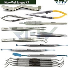 Periodontal Microsurgery Kit Dental Oral Surgery Instruments Forceps Tweezers picture