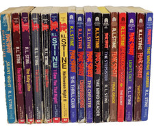 R.L. Stine Fear Street Vintage Book Lot of 17 Paperbacks 1990’s Halloween picture