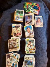 Topps 1980s baseball cards large lot in great condition ungraded picture