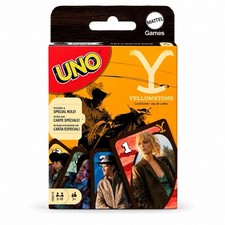 Mattel UNO Yellowstone Card Game Special Edition 2-10 Players Ages 7+ NEW picture