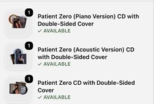 Taylor Swift Patient Zero Collector Edition CD’s FULL BUNDLE SET - Presale picture