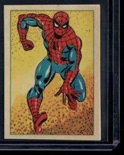 1984 Leaf Marvel Super Heroes Secret Wars Stickers #39 Spider-Man Avengers Read picture