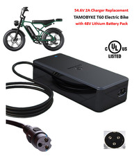 Charger for TAMOBYKE T60 Electric with 48V Battery Pack [54.6V 2A, 3P-GX16] picture