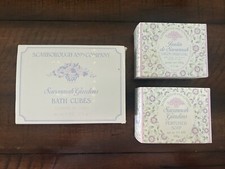 Vintage Scarborough Crabtree & Evelyn SAVANNAH GARDENS Bath Cubes & Soap Lot picture