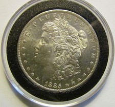 1885-O $1 Morgan Silver Dollar P.L. Rev picture
