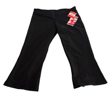 NWT Lululemon Vintage Y2K Black Luon Boogie Crop Legging Pants Women’s Size 12 picture