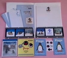 PINGU 90s vintage JAPAN 1993 letter set envelop stickers memo Sumitomo notepads picture
