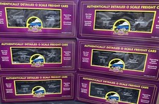 MTH Premier 20-90156 ILLINOIS CENTRAL 2-Bay Offset Hopper (6-Car Set) O-Scale IC picture